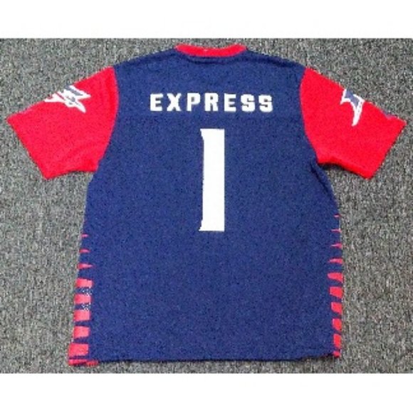 MEMPHIS EXPRESS - ON FIELD JERSEY - RED, WHITE, & BLUE - MEN - AAF - Picture 2 of 2